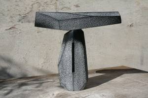 Cromlech, Tilleul, H 28 x L 29 cm, 2019